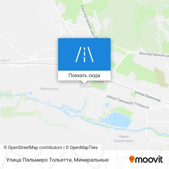 Карта Улица Пальмиро Тольятти