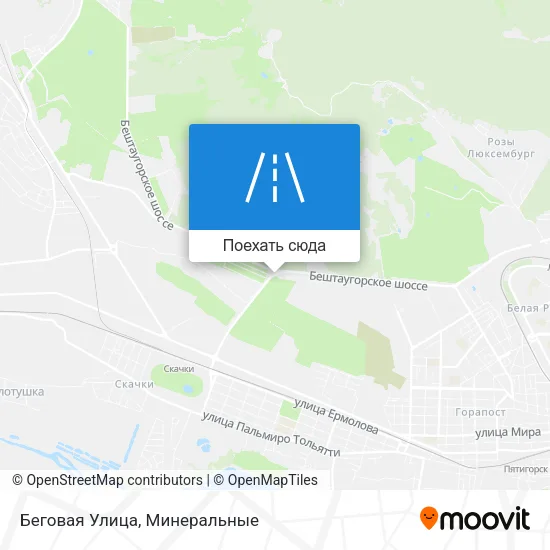 Карта Беговая Улица