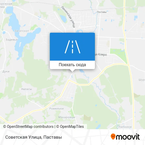 Карта Советская Улица