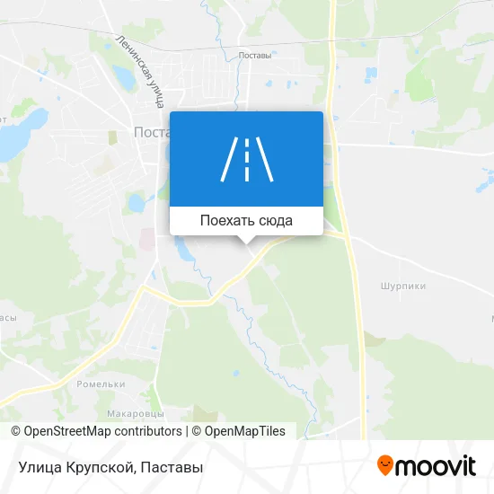 Карта Улица Крупской