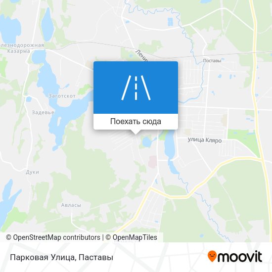Карта Парковая Улица