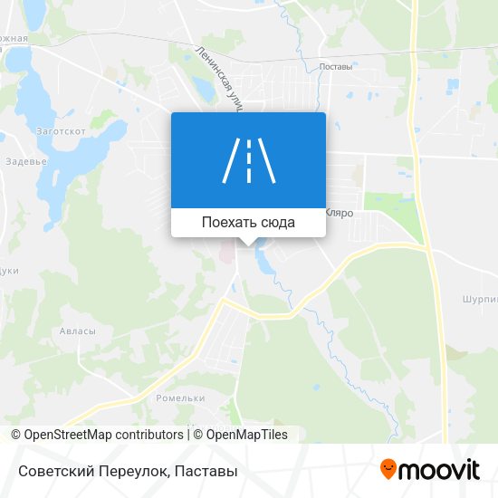 Карта Советский Переулок