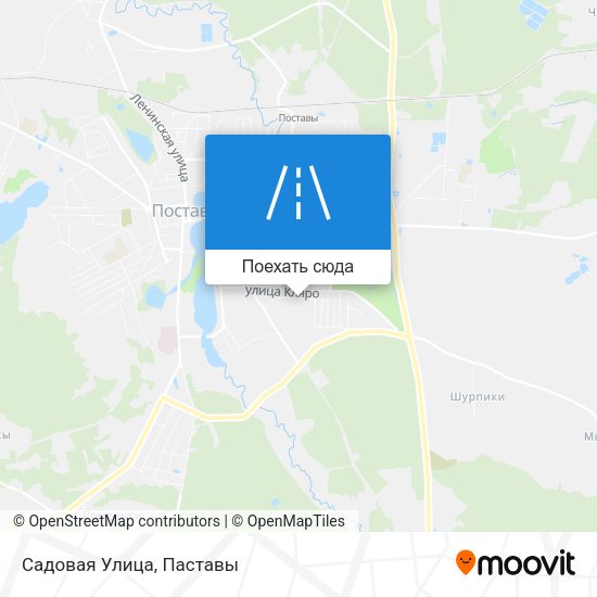 Карта Садовая Улица