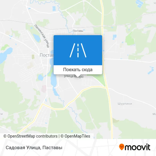 Карта Садовая Улица