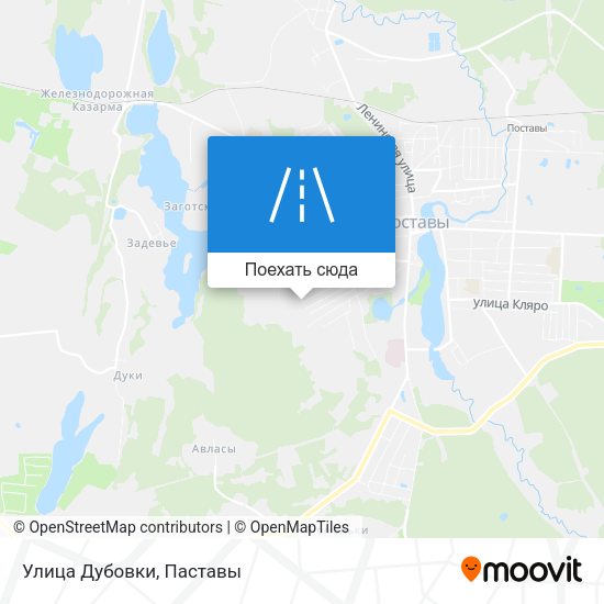 Карта Улица Дубовки
