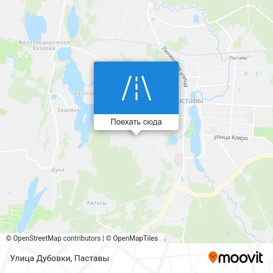 Карта Улица Дубовки