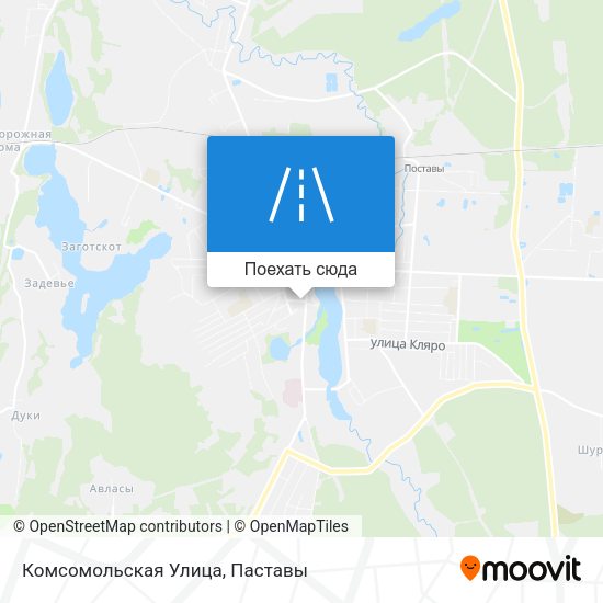 Карта Комсомольская Улица