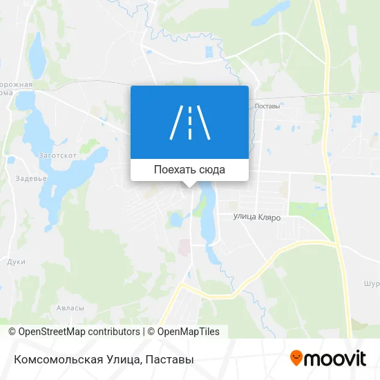 Карта Комсомольская Улица