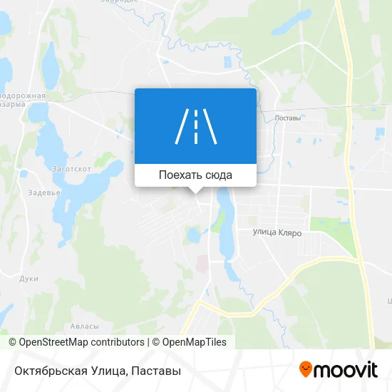 Карта Октябрьская Улица