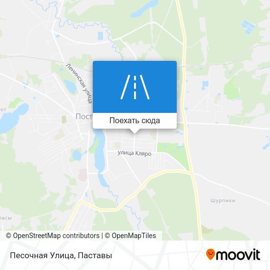 Карта Песочная Улица
