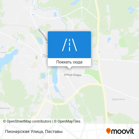 Карта Пионерская Улица