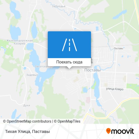 Карта Тихая Улица