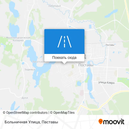 Карта Больничная Улица