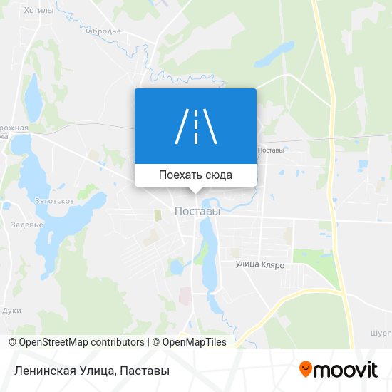 Карта Ленинская Улица