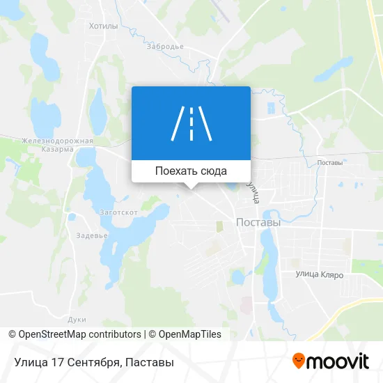 Карта Улица 17 Сентября
