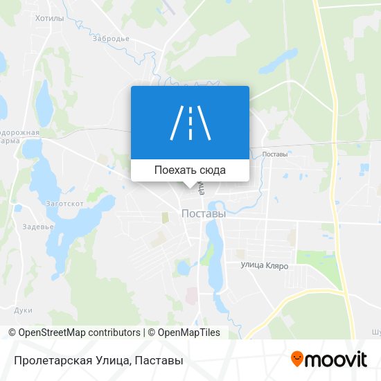 Карта Пролетарская Улица