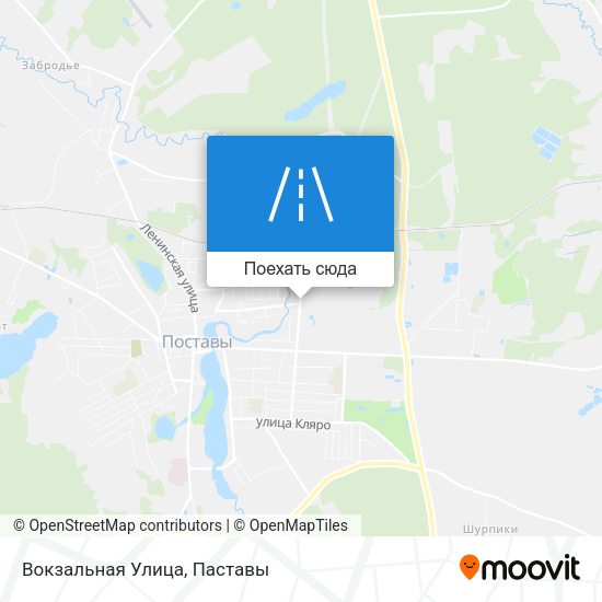 Карта Вокзальная Улица
