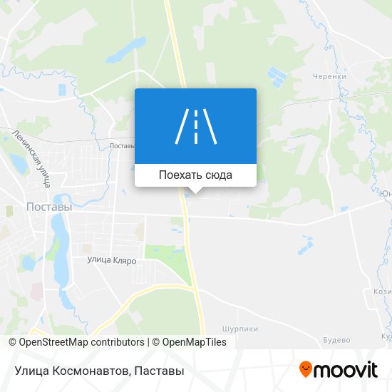 Карта Улица Космонавтов