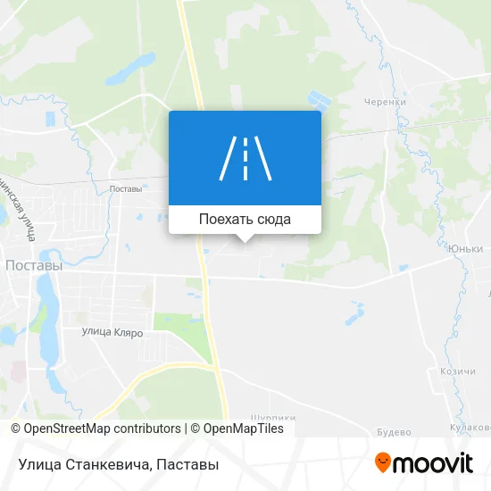 Карта Улица Станкевича