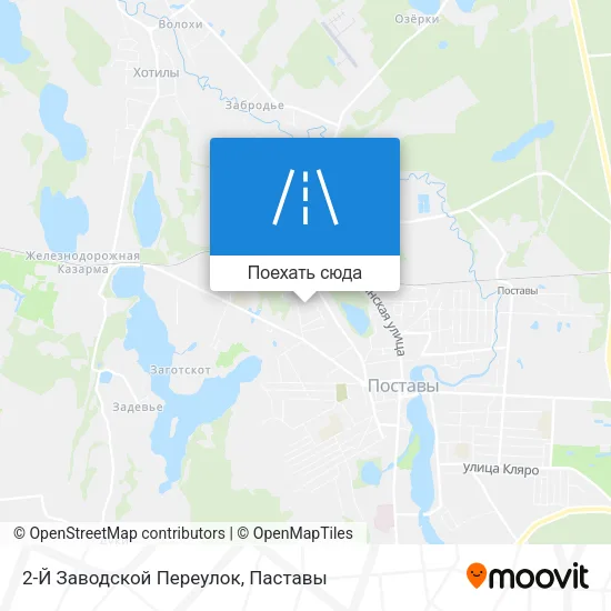 Карта 2-Й Заводской Переулок