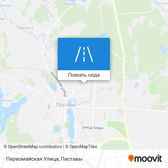 Карта Первомайская Улица