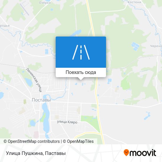 Карта Улица Пушкина