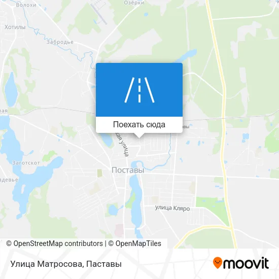 Карта Улица Матросова