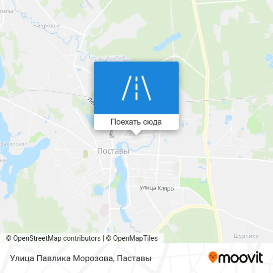 Карта Улица Павлика Морозова
