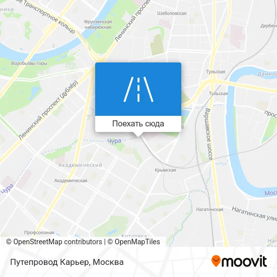 Карта Путепровод Карьер