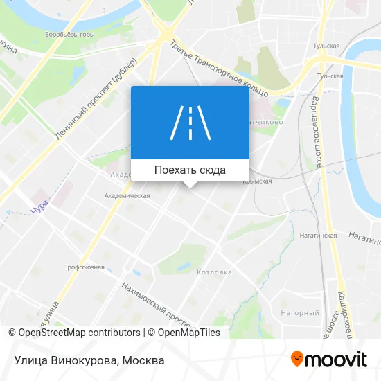 Карта Улица Винокурова