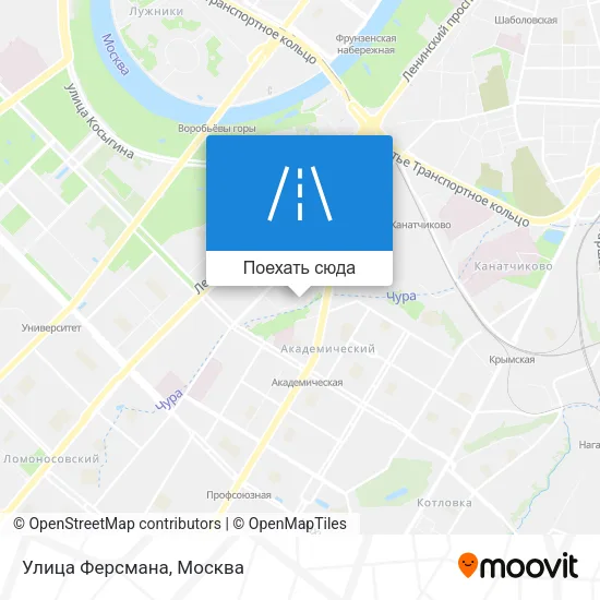 Карта Улица Ферсмана