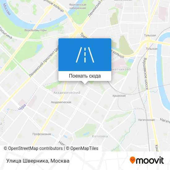 Карта Улица Шверника