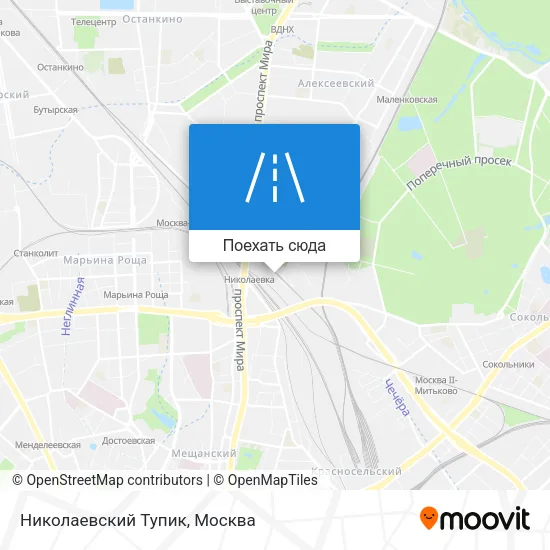 Карта Николаевский Тупик