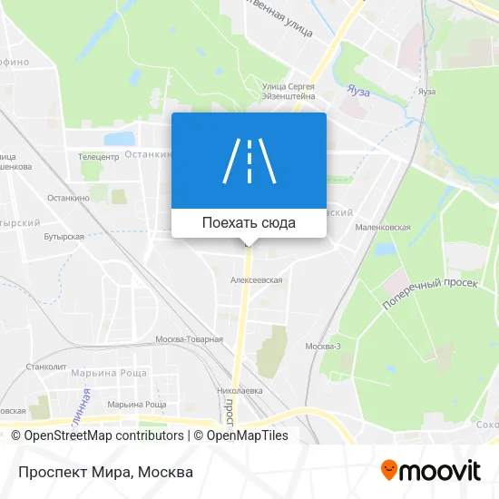 Карта Проспект Мира
