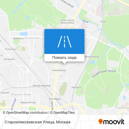 Карта Староалексеевская Улица