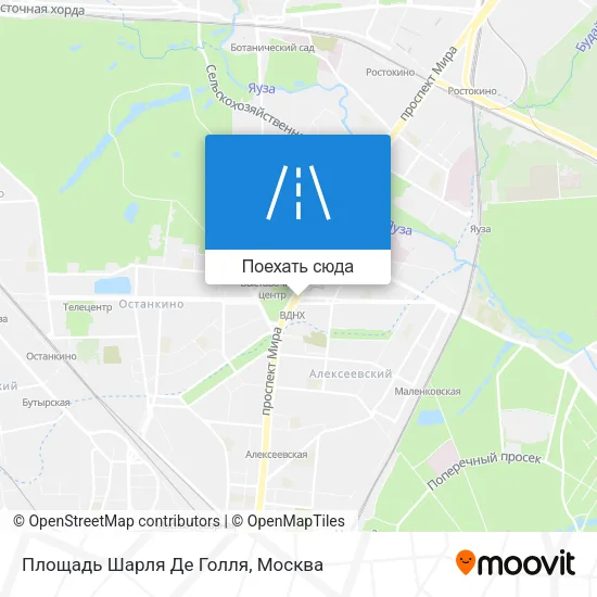 Карта Площадь Шарля Де Голля