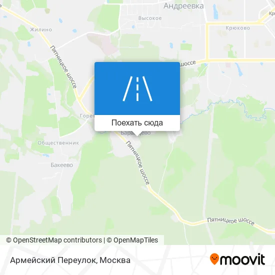Карта Армейский Переулок
