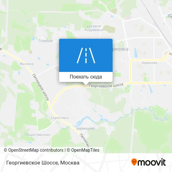 Карта Георгиевское Шоссе