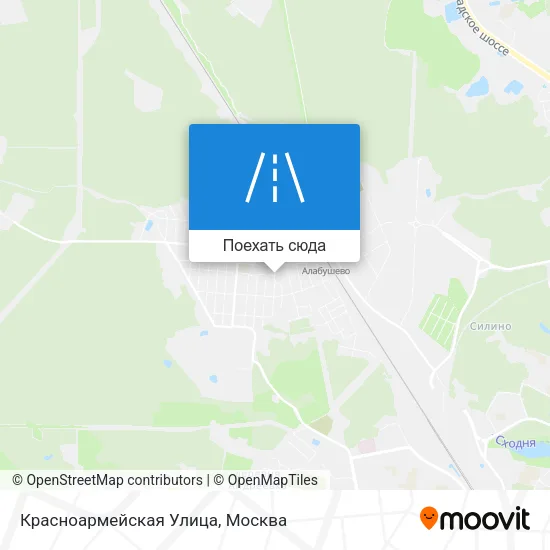 Карта Красноармейская Улица