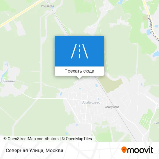 Карта Северная Улица