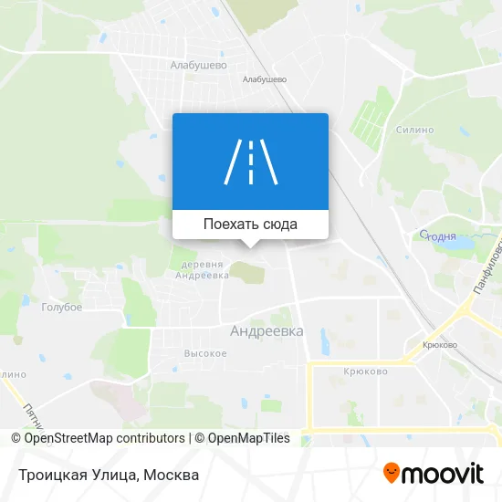 Карта Троицкая Улица