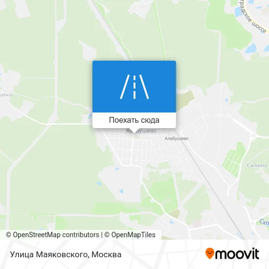 Карта Улица Маяковского