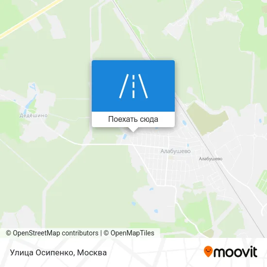 Карта Улица Осипенко