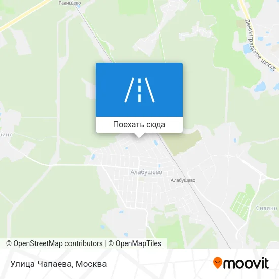 Карта Улица Чапаева