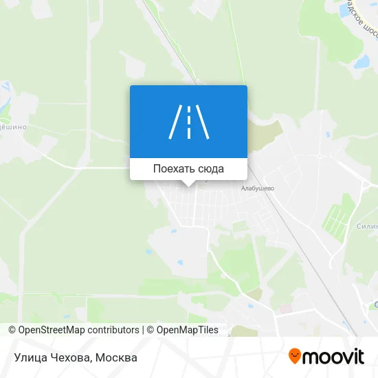 Карта Улица Чехова