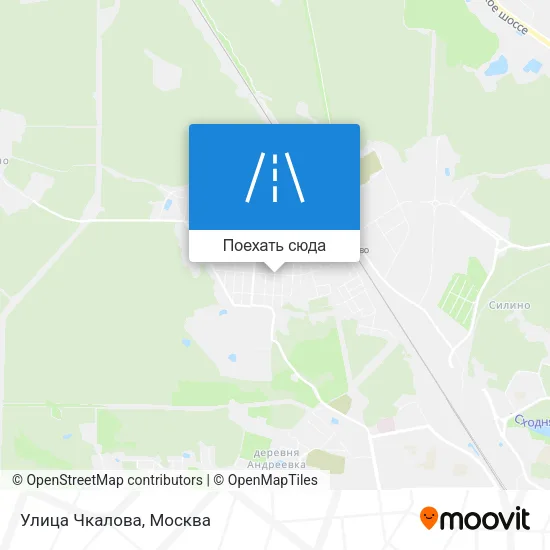 Карта Улица Чкалова