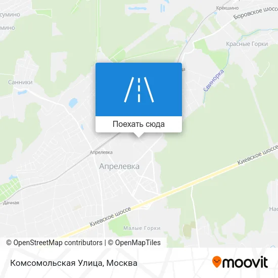 Карта Комсомольская Улица