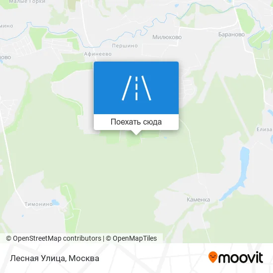 Карта Лесная Улица
