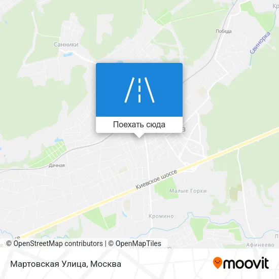 Карта Мартовская Улица