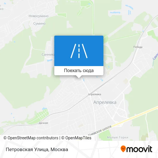 Карта Петровская Улица